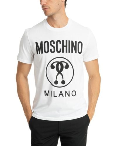 Moschino Question Mark T Shirt - White