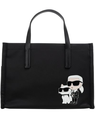 Karl Lagerfeld Ikonik 2.0 Tote Bag - Black