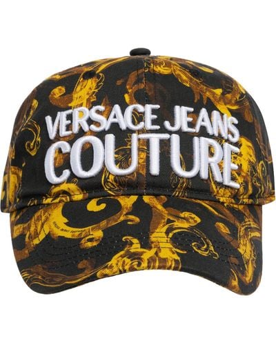 Versace Watercolour Couture Hat - Metallic