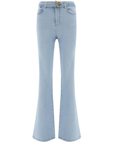 Pinko Flora Flare Jeans - Blue