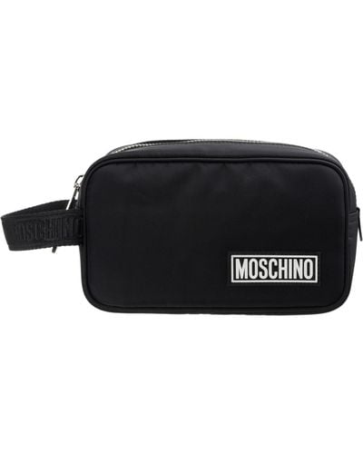 Moschino Toiletry Bag - Black