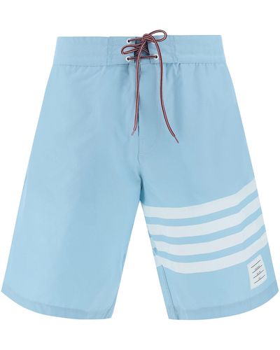 Thom Browne Board Swim Shorts - Blue