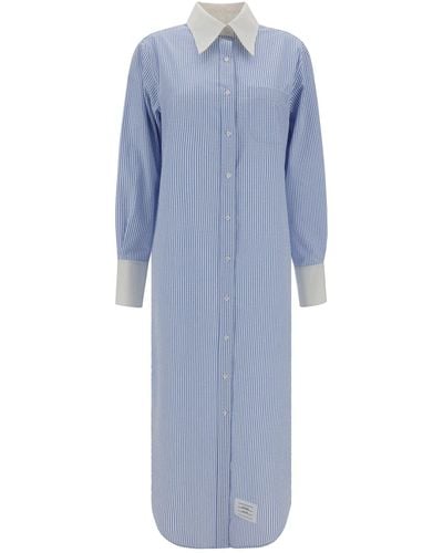 Thom Browne Long Dress - Blue