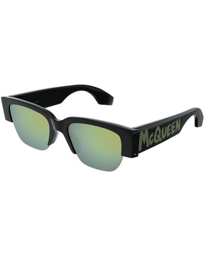 Alexander McQueen Sunglasses Am0405s - Green