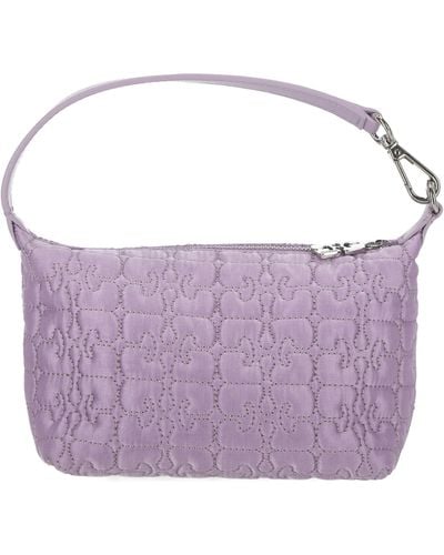 Ganni Butterfly Small Handbag - Purple