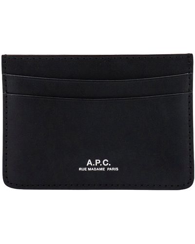 A.P.C. Credit Card Holder - Black
