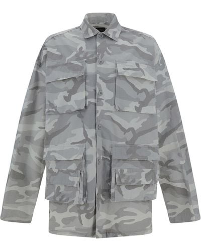 Balenciaga Cargo Shirt - Gray