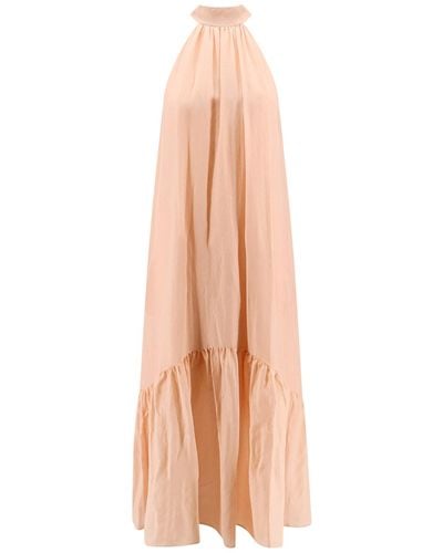 Semicouture Long Dress - Pink