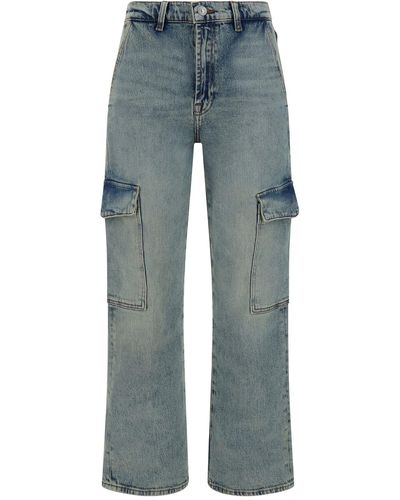 7 For All Mankind Logan Frost Jeans - Blue