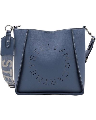 Stella McCartney Shopping bag stella logo - Blu
