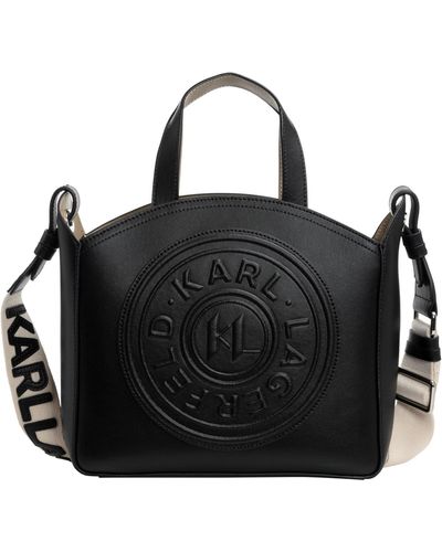 Karl Lagerfeld K/circle Crossbody Bag - Black