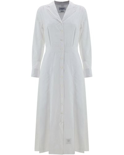 Thom Browne Midi Dress - White