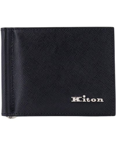 Kiton Porta carte di credito - Nero