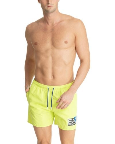 EA7 Swim Shorts - Yellow