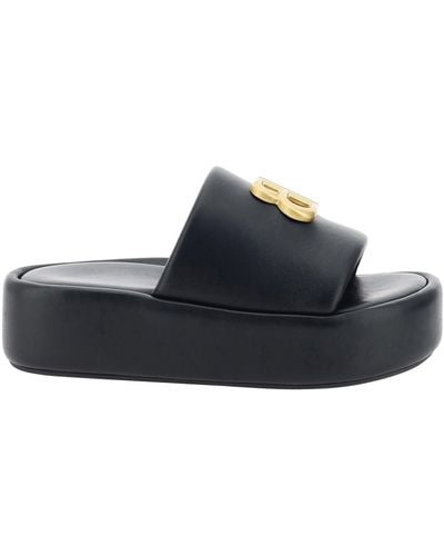 Balenciaga Rise Sandals - Black