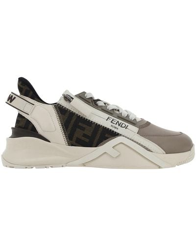 Fendi Flow Running Sneakers - Gray