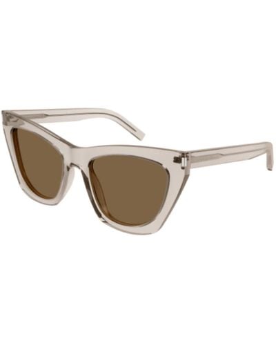 Saint Laurent Sunglasses Sl 214 Kate - Metallic