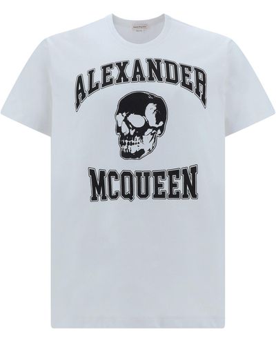 Alexander McQueen Skull T-shirt - Gray