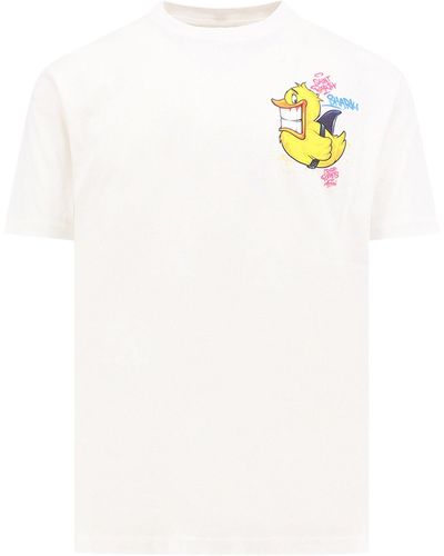 Mc2 Saint Barth Ducky Shark T-shirt - White