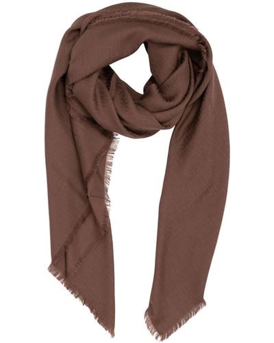 Moschino Wool Stole - Brown