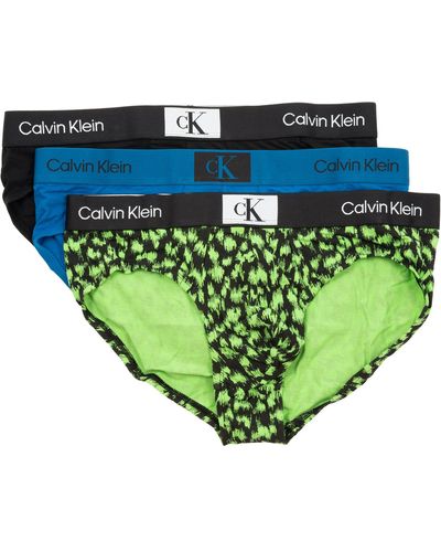 Calvin Klein Cotton Briefs - Green