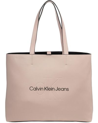 Calvin Klein Tote Bag - Natural