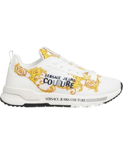 Versace Jeans Couture Dynamic Watercolour Couture Trainers - White