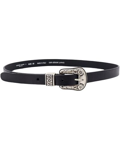 Golden Goose Belt - White