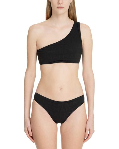 Balmain Jacquard Bikini - Black