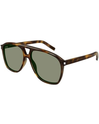 Saint Laurent Sunglasses Sl 596 Dune - Metallic