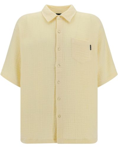 Daily Paper Enzi Seersucker Short Sleeve Shirt - Natural