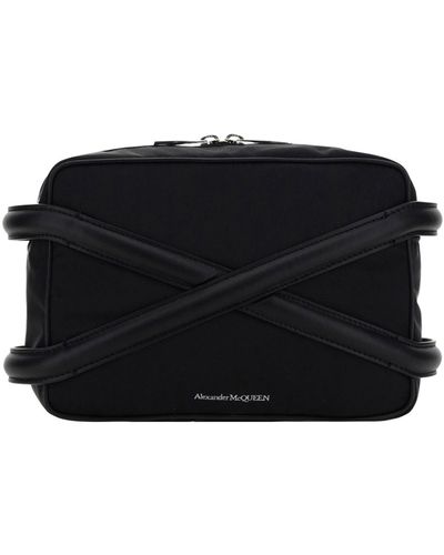 Alexander McQueen Harness Crossbody Bag - Black