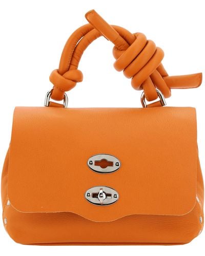 Zanellato Postina Piuma Handbag - Orange