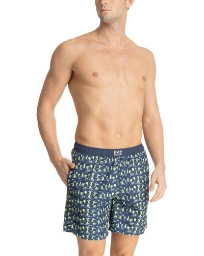 EA7 Swim Shorts - Blue