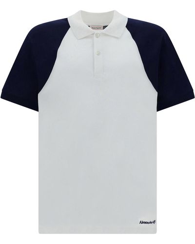 Alexander McQueen Polo Shirt - Blue