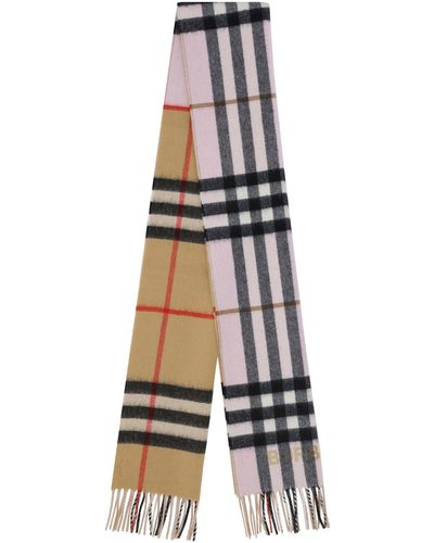 Burberry Cashmere Scarf - White