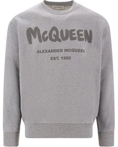 Alexander McQueen Felpa - Grigio