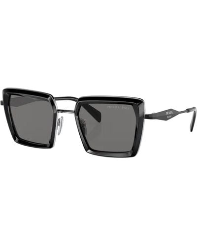 Prada Sunglasses 55zs Sole - Gray