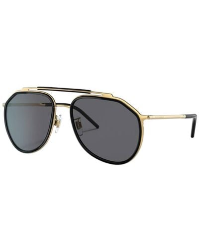 Dolce & Gabbana Aviator Sunglasses - Grey