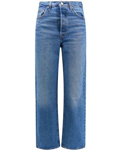 Levi's Ribacage Straight Ankle Jeans - Blue