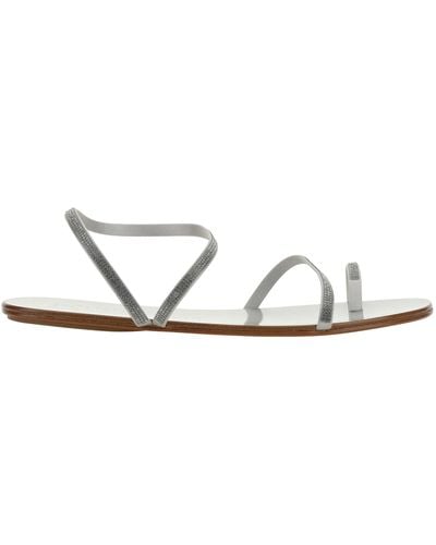 Pedro Garcia Palmy Sandals - White