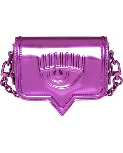 Chiara Ferragni Eyelike Mini Bag - Purple