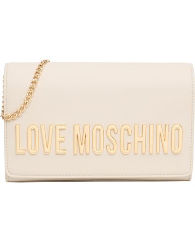 Love Moschino Crossbody Bag - Natural