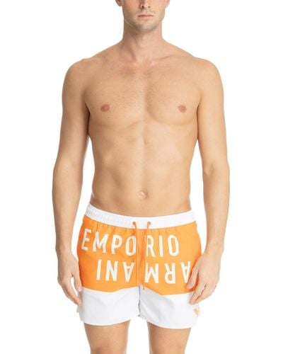 Emporio Armani Swimwear Swim Shorts - White