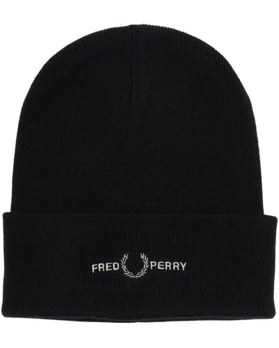 Fred Perry Beanie - Black