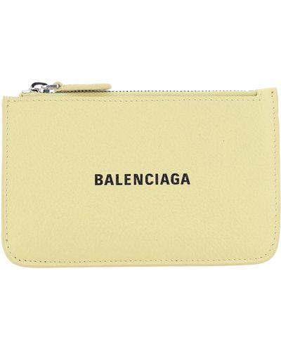 Balenciaga Porta carte di credito - Giallo