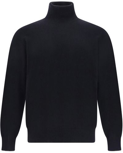Brunello Cucinelli Roll-neck Sweater - Blue