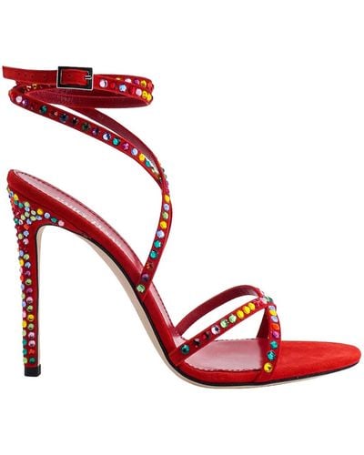 Paris Texas Heeled Sandals - Red