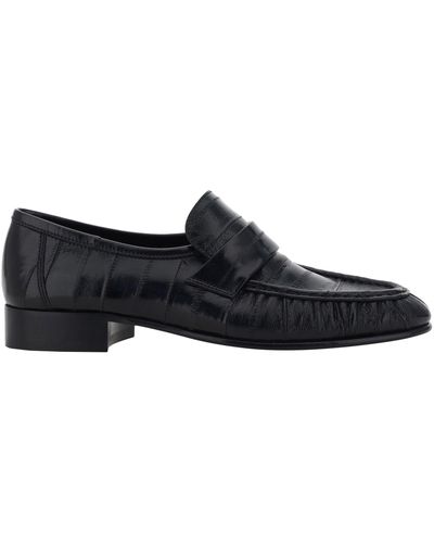 The Row Soft Loafers - Black