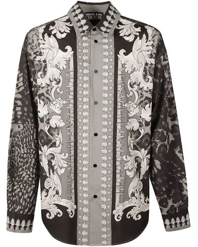 Versace Jeans Couture Animalier Shirt - Grey